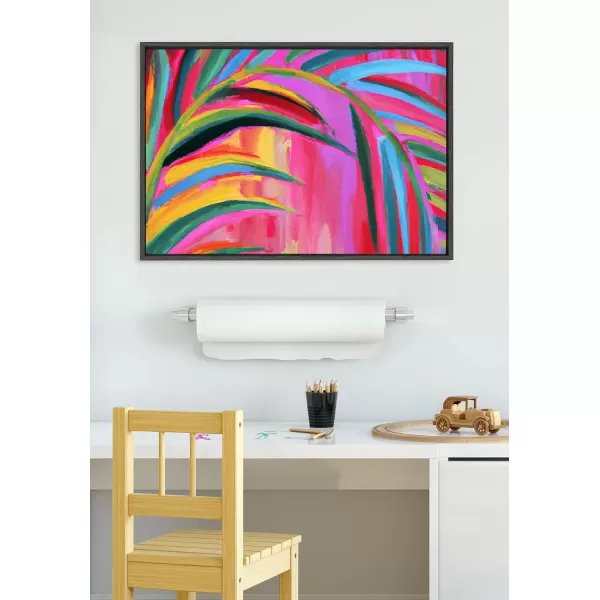 imageKate and Laurel Sylvie Blank Framed Canvas Wall Art 30x30 Natural Modern Empty Canvas for PaintYourOwn Art Premium Canvas Already FramedDark Gray