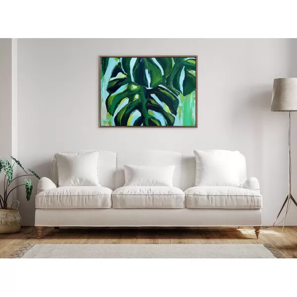 imageKate and Laurel Sylvie Blank Framed Canvas Wall Art 30x30 Natural Modern Empty Canvas for PaintYourOwn Art Premium Canvas Already FramedGold