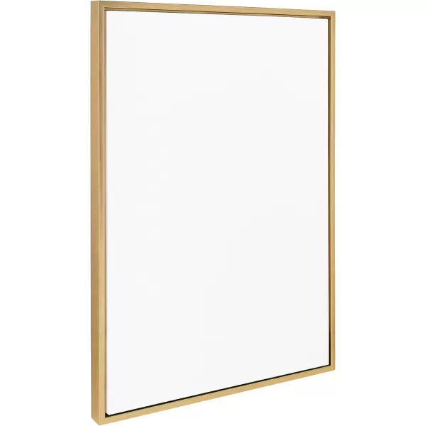 imageKate and Laurel Sylvie Blank Framed Canvas Wall Art 30x30 Natural Modern Empty Canvas for PaintYourOwn Art Premium Canvas Already FramedGold