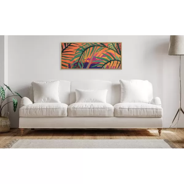 imageKate and Laurel Sylvie Blank Framed Canvas Wall Art 30x30 Natural Modern Empty Canvas for PaintYourOwn Art Premium Canvas Already FramedGold