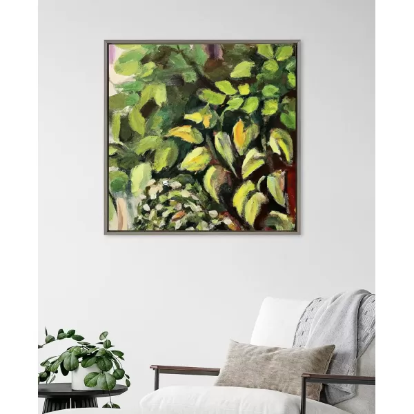 imageKate and Laurel Sylvie Blank Framed Canvas Wall Art 30x30 Natural Modern Empty Canvas for PaintYourOwn Art Premium Canvas Already FramedGray