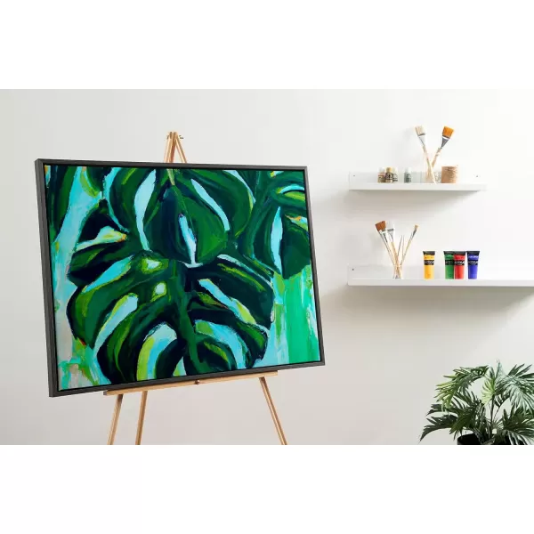 imageKate and Laurel Sylvie Blank Framed Canvas Wall Art 30x30 Natural Modern Empty Canvas for PaintYourOwn Art Premium Canvas Already FramedGray
