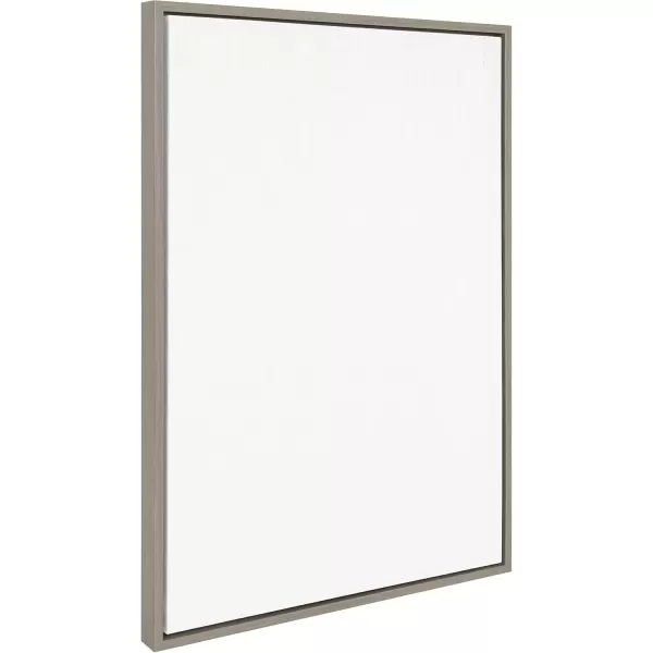 imageKate and Laurel Sylvie Blank Framed Canvas Wall Art 30x30 Natural Modern Empty Canvas for PaintYourOwn Art Premium Canvas Already FramedGray