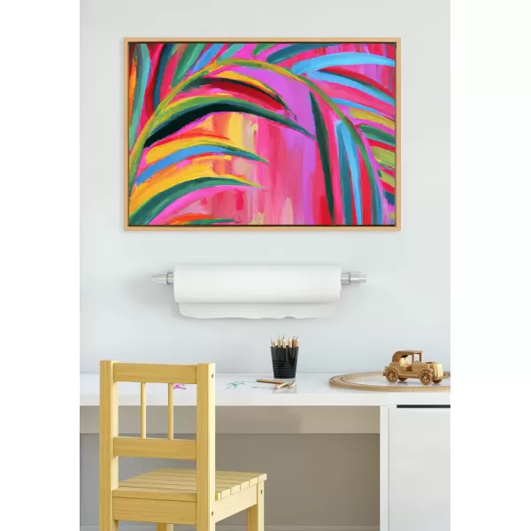 imageKate and Laurel Sylvie Blank Framed Canvas Wall Art 30x30 Natural Modern Empty Canvas for PaintYourOwn Art Premium Canvas Already FramedNatural