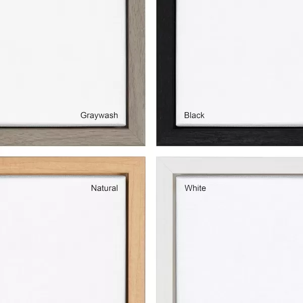 imageKate and Laurel Sylvie Blank Framed Canvas Wall Art 30x30 Natural Modern Empty Canvas for PaintYourOwn Art Premium Canvas Already FramedNatural