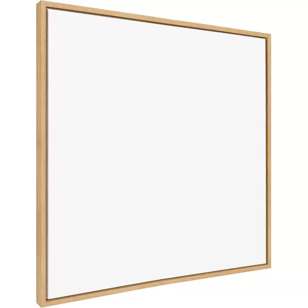 imageKate and Laurel Sylvie Blank Framed Canvas Wall Art 30x30 Natural Modern Empty Canvas for PaintYourOwn Art Premium Canvas Already FramedNatural