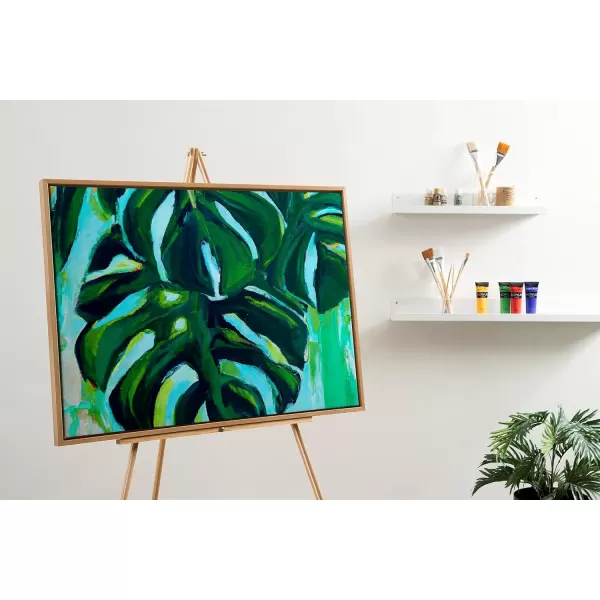 imageKate and Laurel Sylvie Blank Framed Canvas Wall Art 30x30 Natural Modern Empty Canvas for PaintYourOwn Art Premium Canvas Already FramedNatural