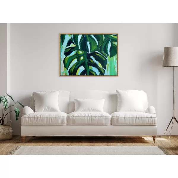 imageKate and Laurel Sylvie Blank Framed Canvas Wall Art 30x30 Natural Modern Empty Canvas for PaintYourOwn Art Premium Canvas Already FramedNatural