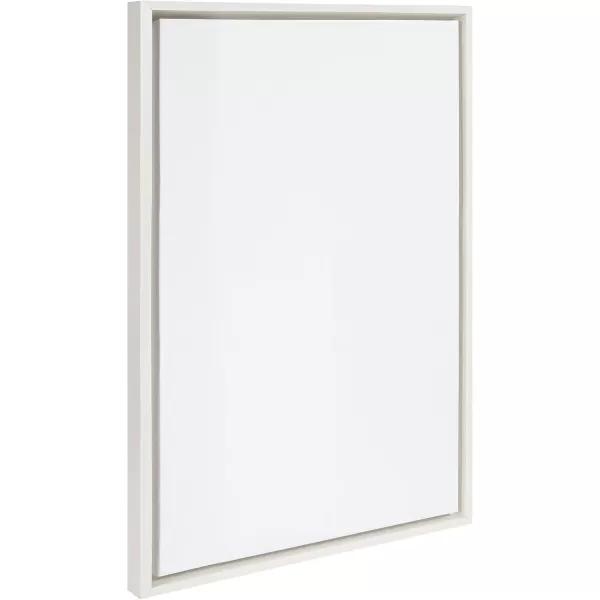 imageKate and Laurel Sylvie Blank Framed Canvas Wall Art 30x30 Natural Modern Empty Canvas for PaintYourOwn Art Premium Canvas Already FramedWhite