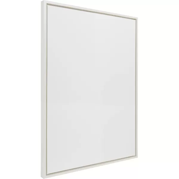 imageKate and Laurel Sylvie Blank Framed Canvas Wall Art 30x30 Natural Modern Empty Canvas for PaintYourOwn Art Premium Canvas Already FramedWhite