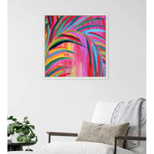 imageKate and Laurel Sylvie Blank Framed Canvas Wall Art 30x30 Natural Modern Empty Canvas for PaintYourOwn Art Premium Canvas Already FramedWhite