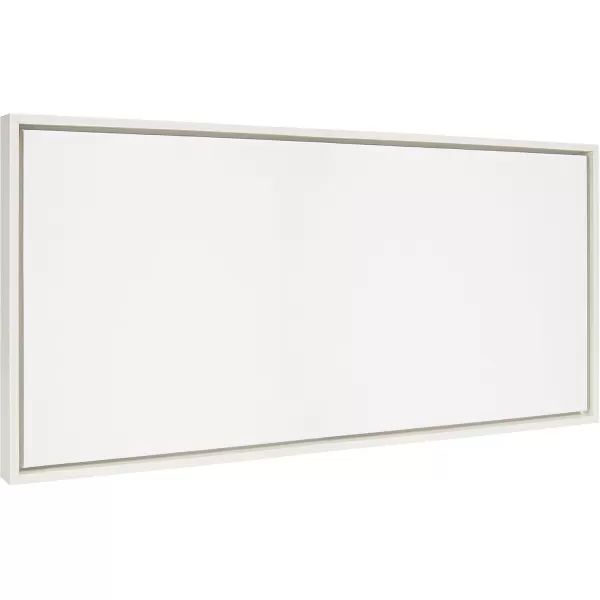 imageKate and Laurel Sylvie Blank Framed Canvas Wall Art 30x30 Natural Modern Empty Canvas for PaintYourOwn Art Premium Canvas Already FramedWhite