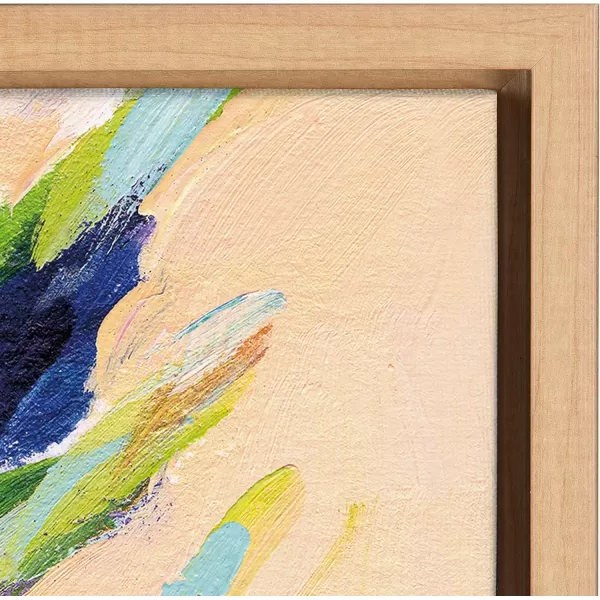 imageKate and Laurel Sylvie Pineapple Study No 2 Framed Canvas Wall Art by Rachel Christopoulos 23x33 NaturalNatural