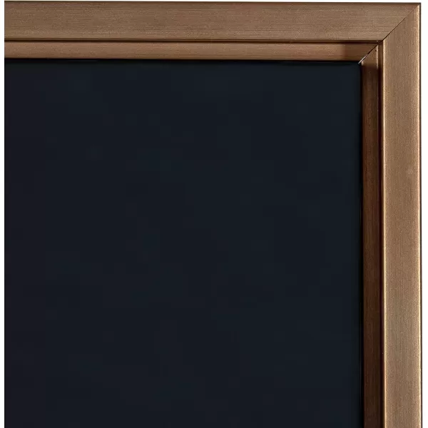 imageKate and Laurel Sylvie Succulent Plant Framed Canvas Wall Art Botanical Green with Black Background 23x33 GoldGold