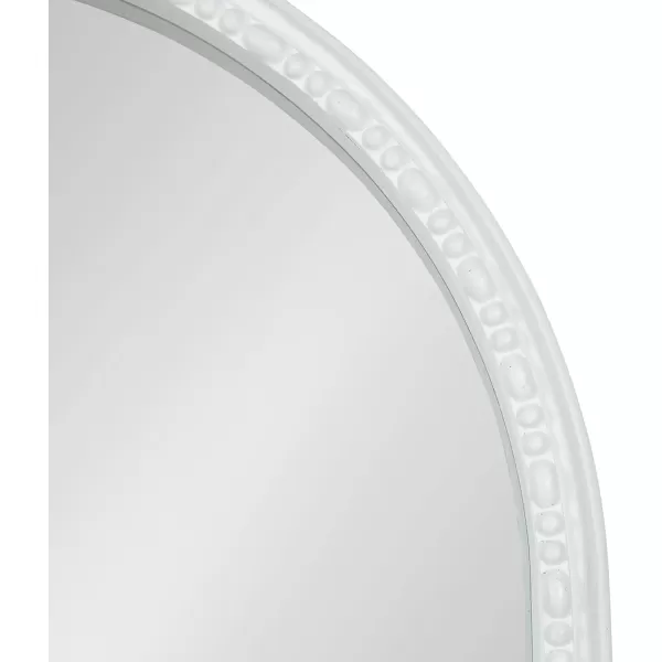 imageKate and Laurel Astele Coastal Beaded Arched Mirror 20 x 30 Farmhouse Inspired Traditional Wall Decor Accent with Versatile Styling and Distressed Finish