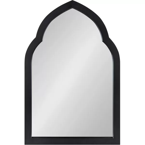 imageKate and Laurel Eileen Framed Arch Mirror 20quot x 30quot Gold Modern Arched Bathroom Vanity MirrorBlack