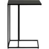 imageKate and Laurel Lockhardt Metal Minimal CTable for Bedroom or Living Room Black 19 x 13 x 27 Modern Narrow Side Table for Small Spaces and Bedroom Accent PieceBlack