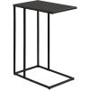 imageKate and Laurel Lockhardt Metal Minimal CTable for Bedroom or Living Room Black 19 x 13 x 27 Modern Narrow Side Table for Small Spaces and Bedroom Accent PieceBlack