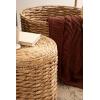 imageKate and Laurel Halm Modern Woven Rattan Round Storage Side Tables Set of 2 20 x 17 and 16 x 14 Natural Rattan LiftTop End Tables for Use as Hidden Storage Baskets or Small Ottoman Tables