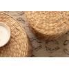 imageKate and Laurel Halm Modern Woven Rattan Round Storage Side Tables Set of 2 20 x 17 and 16 x 14 Natural Rattan LiftTop End Tables for Use as Hidden Storage Baskets or Small Ottoman Tables