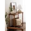 imageKate and Laurel Bellport Farmhouse Rectangle Console Table 34 x 12 x 30 Rustic Brown Vintage Inspired Rectangular Entryway Table for Use as Entry Storage and Display