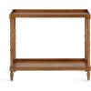 imageKate and Laurel Bellport Farmhouse Rectangle Console Table 34 x 12 x 30 Rustic Brown Vintage Inspired Rectangular Entryway Table for Use as Entry Storage and Display