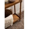 imageKate and Laurel Bellport Farmhouse Rectangle Console Table 34 x 12 x 30 Rustic Brown Vintage Inspired Rectangular Entryway Table for Use as Entry Storage and Display