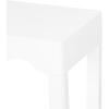 imageKate and Laurel Maida Modern Rectangle Wooden Wavy Console Table 32 x 12 x 30 White Transitional Decorative Entryway Table with Wavy Apron for Entry Decor OptionWhite