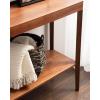 imageKate and Laurel Talcott Modern Rectangle Wood Console Table 36 x 14 x 33 Natural Wood Transitional Decorative TwoTier Entryway Table for Use as a Behind Couch Table or a Bedroom AccentWalnut Brown