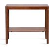 imageKate and Laurel Talcott Modern Rectangle Wood Console Table 36 x 14 x 33 Natural Wood Transitional Decorative TwoTier Entryway Table for Use as a Behind Couch Table or a Bedroom AccentWalnut Brown