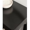 imageKate and Laurel Ulla Modern Tiered Rectangle Console Table 36 x 13 x 30 Black Transitional TwoTier Wood Arched Entryway Table with Storage for Behind Couch Home Decor OptionBlack