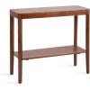 imageKate and Laurel Talcott Modern Rectangle Wood Console Table 36 x 14 x 33 Natural Wood Transitional Decorative TwoTier Entryway Table for Use as a Behind Couch Table or a Bedroom AccentWalnut Brown