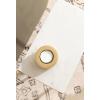 imageKate and Laurel Aguilar Modern Glam Slim Side Table 12 x 7 x 22 White Marble and Gold Decorative Narrow End Table for Use as Skinny Bedroom Nightstand or Living Room Mini TableWhiteGold