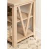 imageKate and Laurel Broadbridge Modern Tiered Rectangle Side Table 23 x 18 x 24 Light Natural Transtional ThreeTier Wooden Nightstand with Storage for Use as Living Room End TableNatural