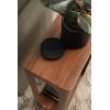 imageKate and Laurel Dahl Modern Slatted Wooden Slim Side Table 16 x 8 x 24 Natural Wood Transitional Wood Narrow End Table for Use as Living Room Plant Stand or Small Bedroom NightstandWalnut Brown
