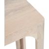 imageKate and Laurel Dahl Modern Slatted Wooden Slim Side Table 16 x 8 x 24 Natural Wood Transitional Wood Narrow End Table for Use as Living Room Plant Stand or Small Bedroom NightstandWhite