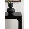 imageKate and Laurel Dahl Modern Slatted Wooden Slim Side Table 16 x 8 x 24 Natural Wood Transitional Wood Narrow End Table for Use as Living Room Plant Stand or Small Bedroom NightstandBlack