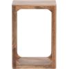 imageKate and Laurel Dahl Modern Slatted Wooden Slim Side Table 16 x 8 x 24 Natural Wood Transitional Wood Narrow End Table for Use as Living Room Plant Stand or Small Bedroom NightstandNatural
