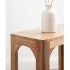 imageKate and Laurel Dahl Modern Slatted Wooden Slim Side Table 16 x 8 x 24 Natural Wood Transitional Wood Narrow End Table for Use as Living Room Plant Stand or Small Bedroom NightstandNatural