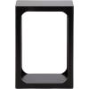 imageKate and Laurel Dahl Modern Slatted Wooden Slim Side Table 16 x 8 x 24 Natural Wood Transitional Wood Narrow End Table for Use as Living Room Plant Stand or Small Bedroom NightstandBlack