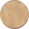imageKate and Laurel Sutherlin Vintage Tiered Round Side Table 16 x 16 x 25 Light Natural Traditional TwoTier Circle Living Room End Table with Storage for Use as Bedroom Nightstand Option