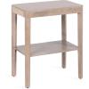 imageKate and Laurel Talcott Modern Rectangle Wood Side Table 22 x 14 x 26 Light Natural Wood Transitional Decorative TwoTier End Table for Use as a Bedroom Nightstand or Living Room Accent