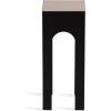 imageKate and Laurel Amani Arch Metal Drink Table 8 x 8 x 20 Natural Wood Tone and Black Farmhouse Indoor Plant Stand Table for Living Room Decor Storage and Display