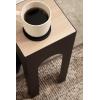 imageKate and Laurel Amani Arch Metal Drink Table 8 x 8 x 20 Natural Wood Tone and Black Farmhouse Indoor Plant Stand Table for Living Room Decor Storage and Display