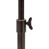 imageKate and Laurel Engles Traditional AdjustableHeight Pedestal Drink Table 10 x 10 x 30 White Marble and Gray Gunmetal Vintage Round Indoor Metal Plant Stand with Authentic Marble Tabletop