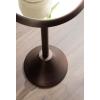 imageKate and Laurel Sanzo Modern Pedestal Drink Table 10 x 10 x 23 Gray Gunmetal Decorative End Table with Mirrored Tabletop for Use as Small Plant Stand or Cute Martini TableBronze