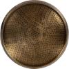 imageKate and Laurel Sanzo Modern Pedestal Drink Table 10 x 10 x 23 Gray Gunmetal Decorative End Table with Mirrored Tabletop for Use as Small Plant Stand or Cute Martini TableGold