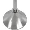 imageKate and Laurel Sanzo Modern Pedestal Drink Table 10 x 10 x 23 Gray Gunmetal Decorative End Table with Mirrored Tabletop for Use as Small Plant Stand or Cute Martini TableSilver