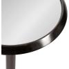imageKate and Laurel Sanzo Modern Pedestal Drink Table 10 x 10 x 23 Gray Gunmetal Decorative End Table with Mirrored Tabletop for Use as Small Plant Stand or Cute Martini TablePewter