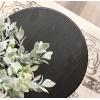 imageKate and Laurel Sora Modern Wooden Round Drink Table 12 x 12 x 22 Black Transitional Wood End Table for Use as Indoor Plant Stand or Living Room Mini TableBlack